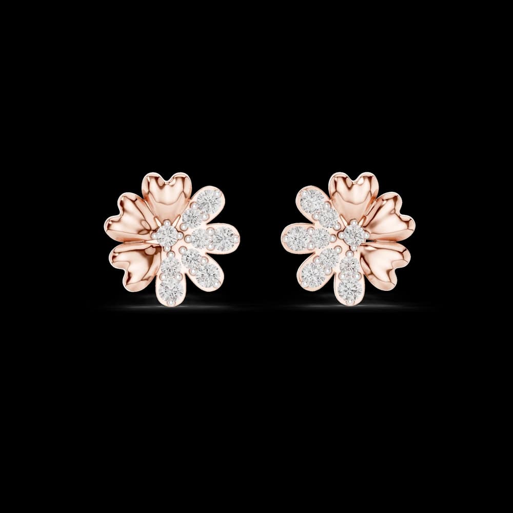 Miraculous Lab grown diamond Earrings motif - Image 1 Miraculous Lab grown diamond Earrings motif, view 1 of 6
