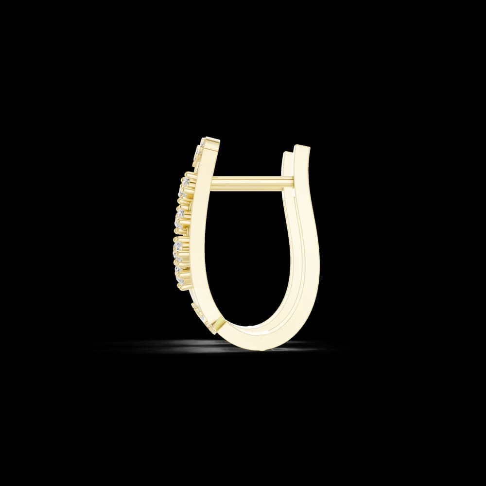 Mirage Glow Lab Grown Diamond Earrings Hoops - Image 6 Mirage Glow Lab Grown Diamond Earrings Hoops, view 6 of 6