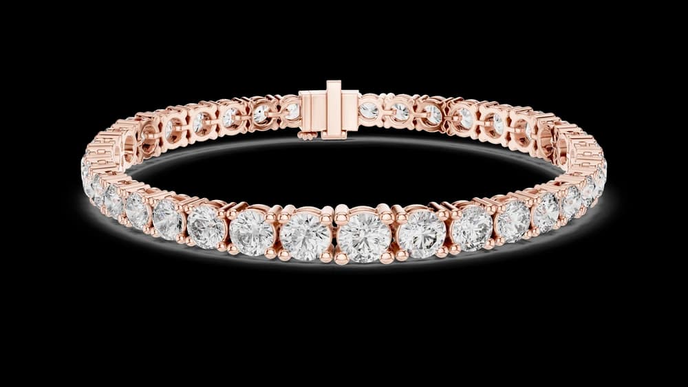 Modern Architectural Tension Lab grown diamond Bracelet - Image 1 Modern Architectural Tension Lab grown diamond Bracelet, view 1 of 4