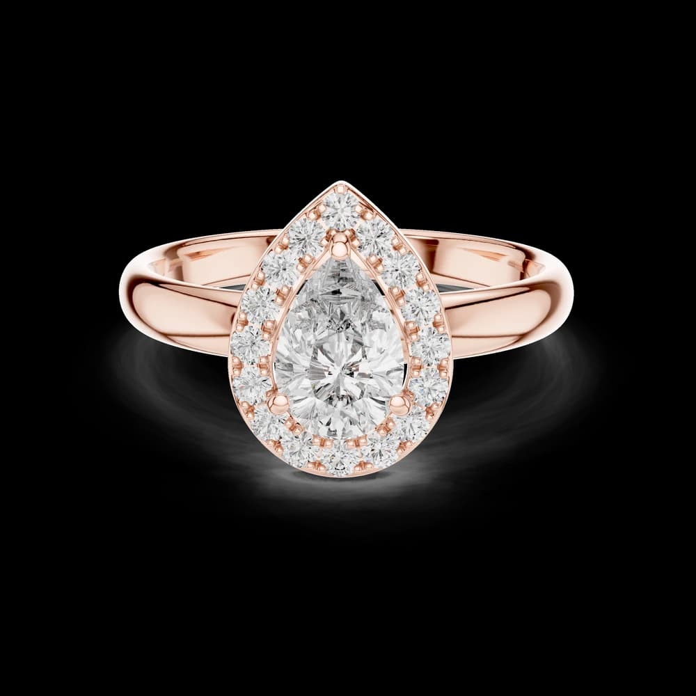 Modern Architectural Tension Set Lab Grown Diamond Ring - Image 1 Modern Architectural Tension Set Lab Grown Diamond Ring, view 1 of 5