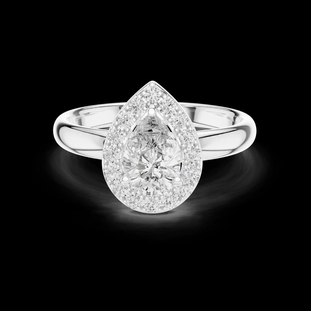 Modern Architectural Tension Set Lab Grown Diamond Ring - Image 2 Modern Architectural Tension Set Lab Grown Diamond Ring, view 2 of 5