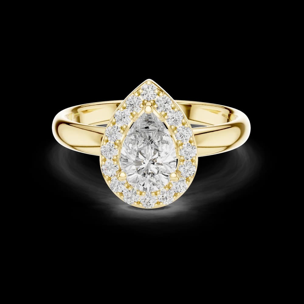 Modern Architectural Tension Set Lab Grown Diamond Ring - Image 3 Modern Architectural Tension Set Lab Grown Diamond Ring, view 3 of 5