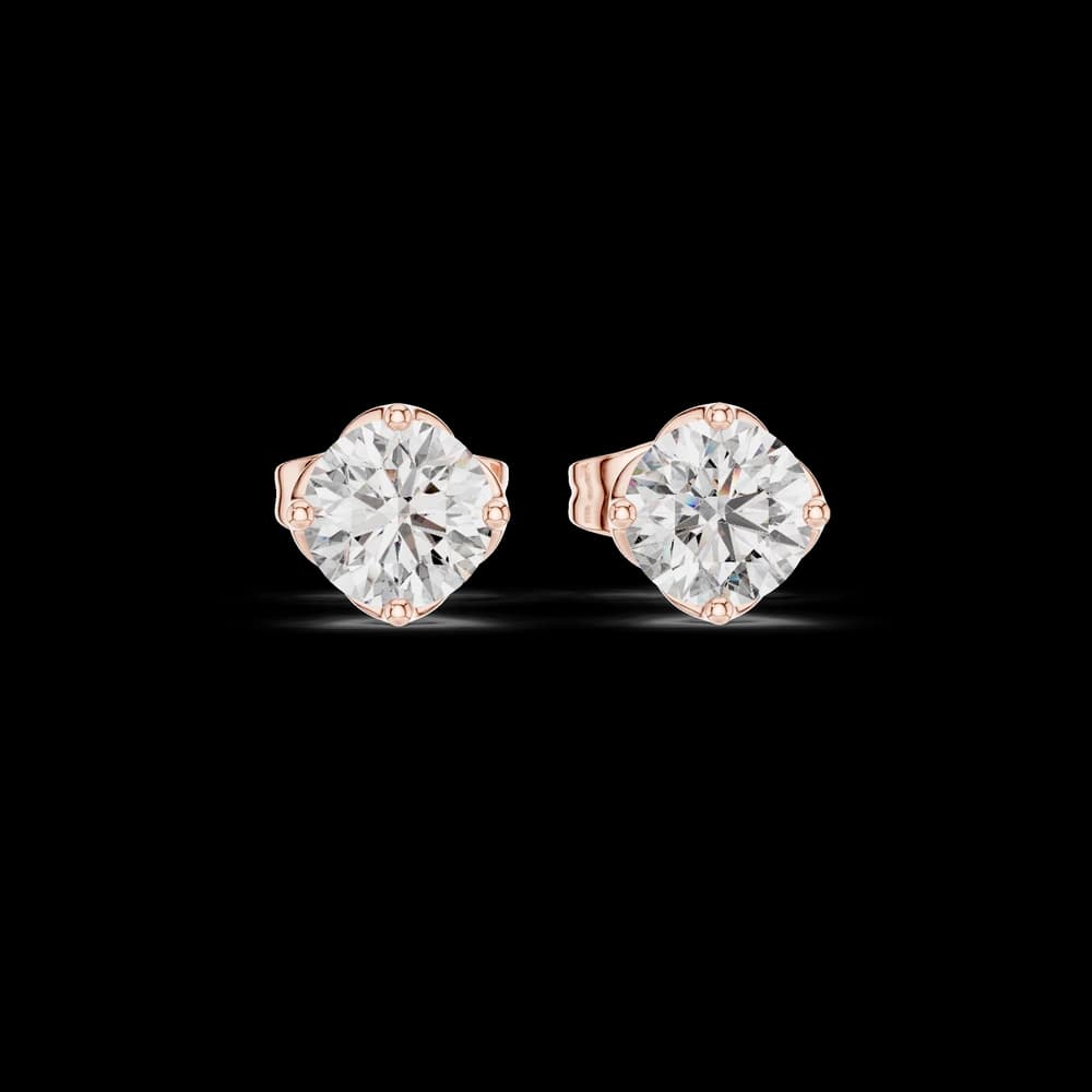 Modern Edge lab grown diamond earring design - Image 1 Modern Edge lab grown diamond earring design, view 1 of 6