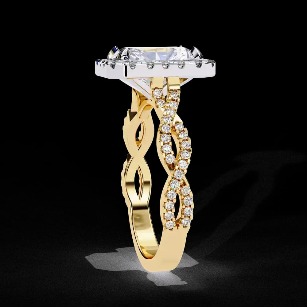 Modern Heirloom Lab Grown Diamond Ring - Image 10 Modern Heirloom Lab Grown Diamond Ring, view 10 of 12