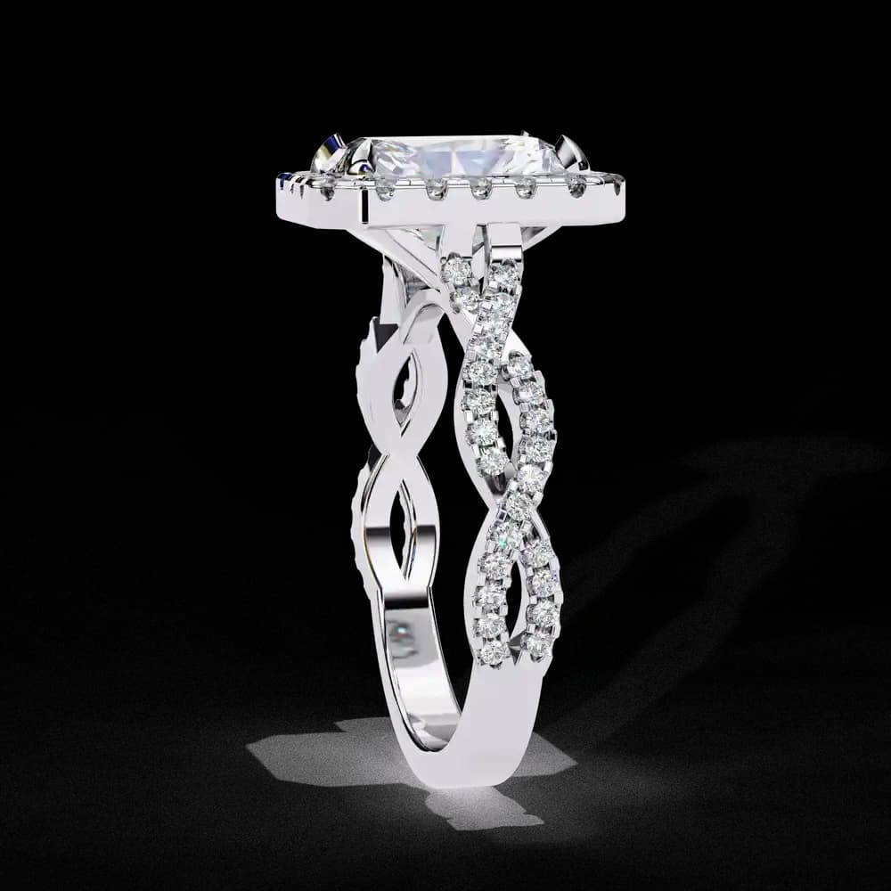 Modern Heirloom Lab Grown Diamond Ring - Image 12 Modern Heirloom Lab Grown Diamond Ring, view 12 of 12
