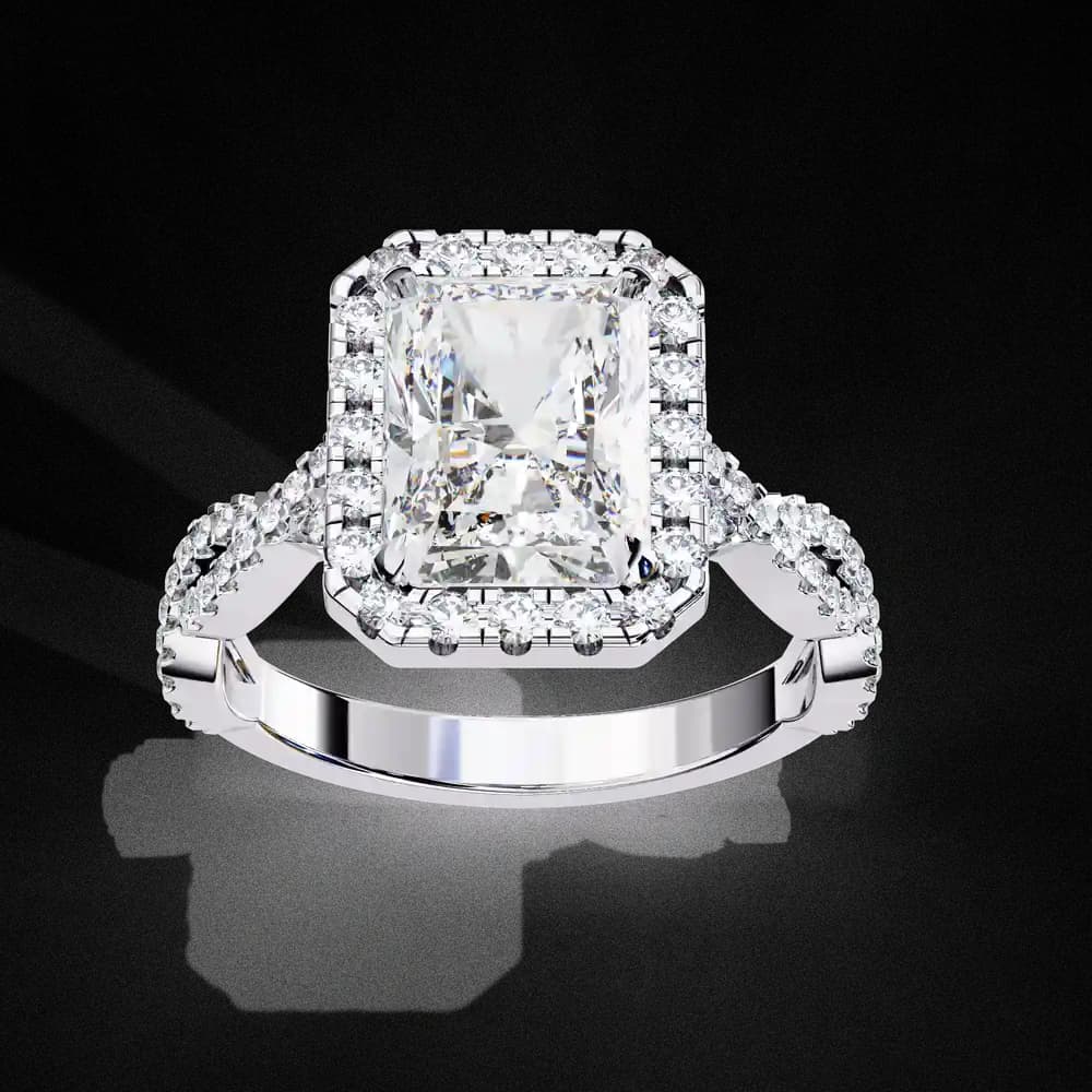 Modern Heirloom Lab Grown Diamond Ring - Image 2 Modern Heirloom Lab Grown Diamond Ring, view 2 of 12