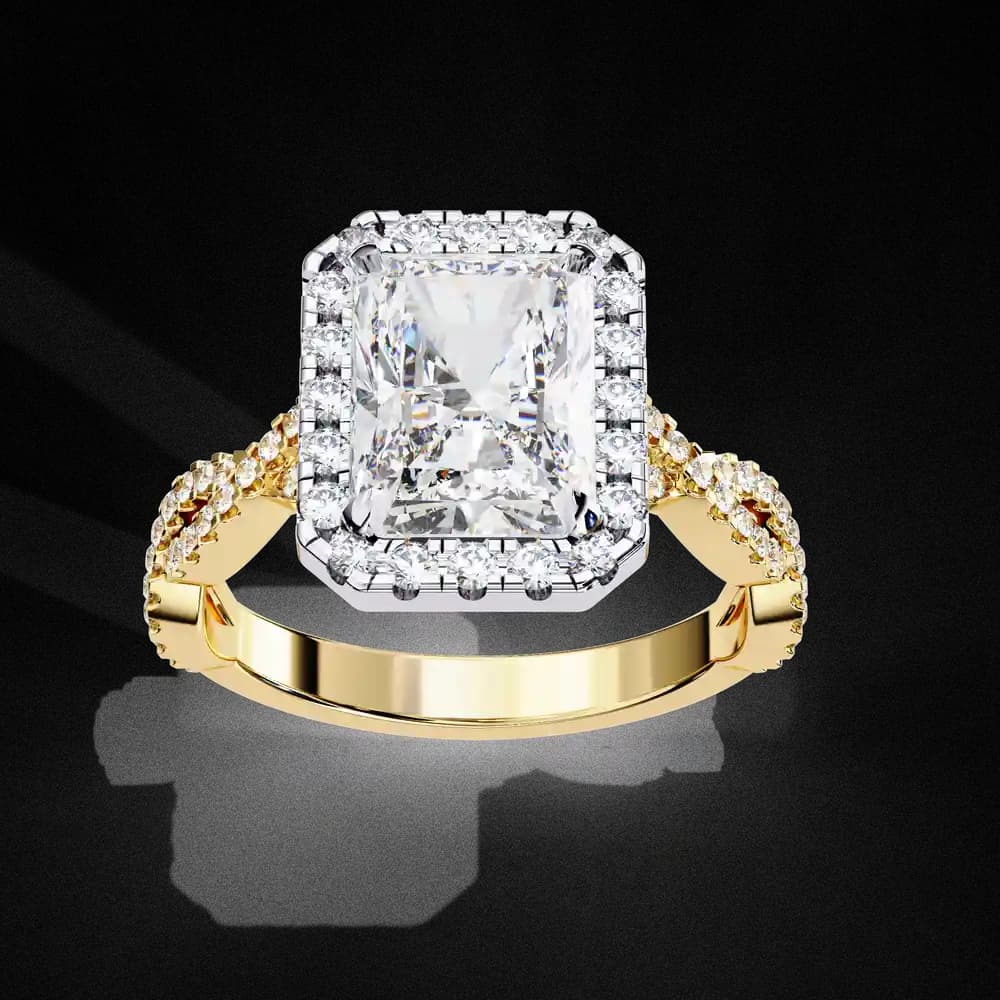 Modern Heirloom Lab Grown Diamond Ring - Image 3 Modern Heirloom Lab Grown Diamond Ring, view 3 of 12