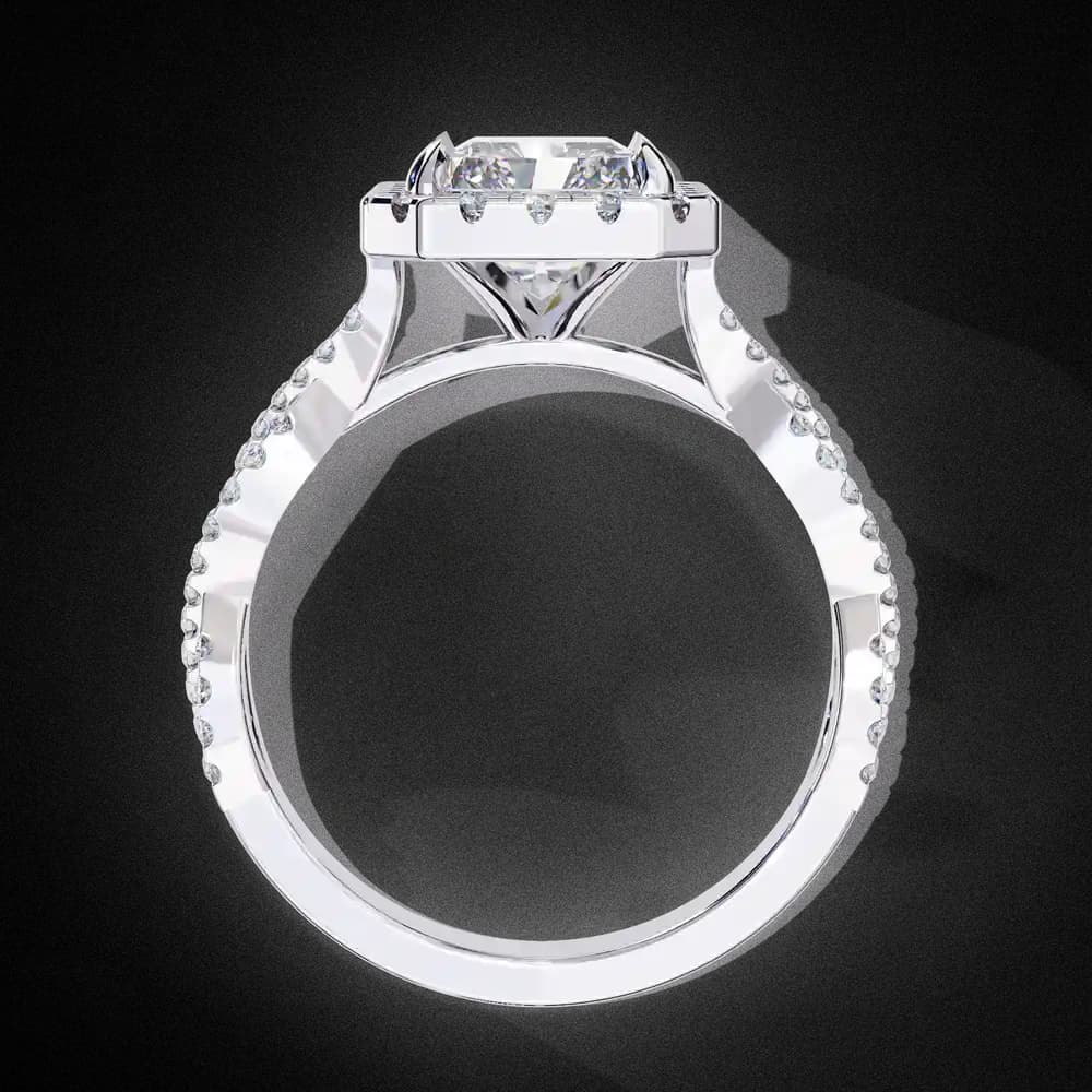 Modern Heirloom Lab Grown Diamond Ring - Image 5 Modern Heirloom Lab Grown Diamond Ring, view 5 of 12