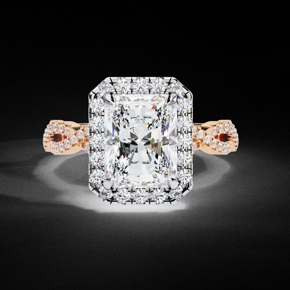 Modern Heirloom Lab Grown Diamond Ring - Image 7 Modern Heirloom Lab Grown Diamond Ring, view 7 of 12