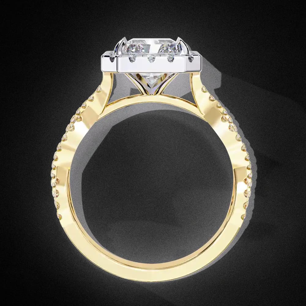 Modern Heirloom Lab Grown Diamond Ring - Image 9 Modern Heirloom Lab Grown Diamond Ring, view 9 of 12