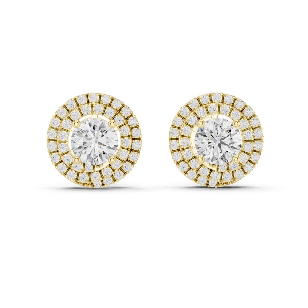 Modern Lever Lab Grown Diamond Earrings - Image 1 Modern Lever Lab Grown Diamond Earrings, view 1 of 3