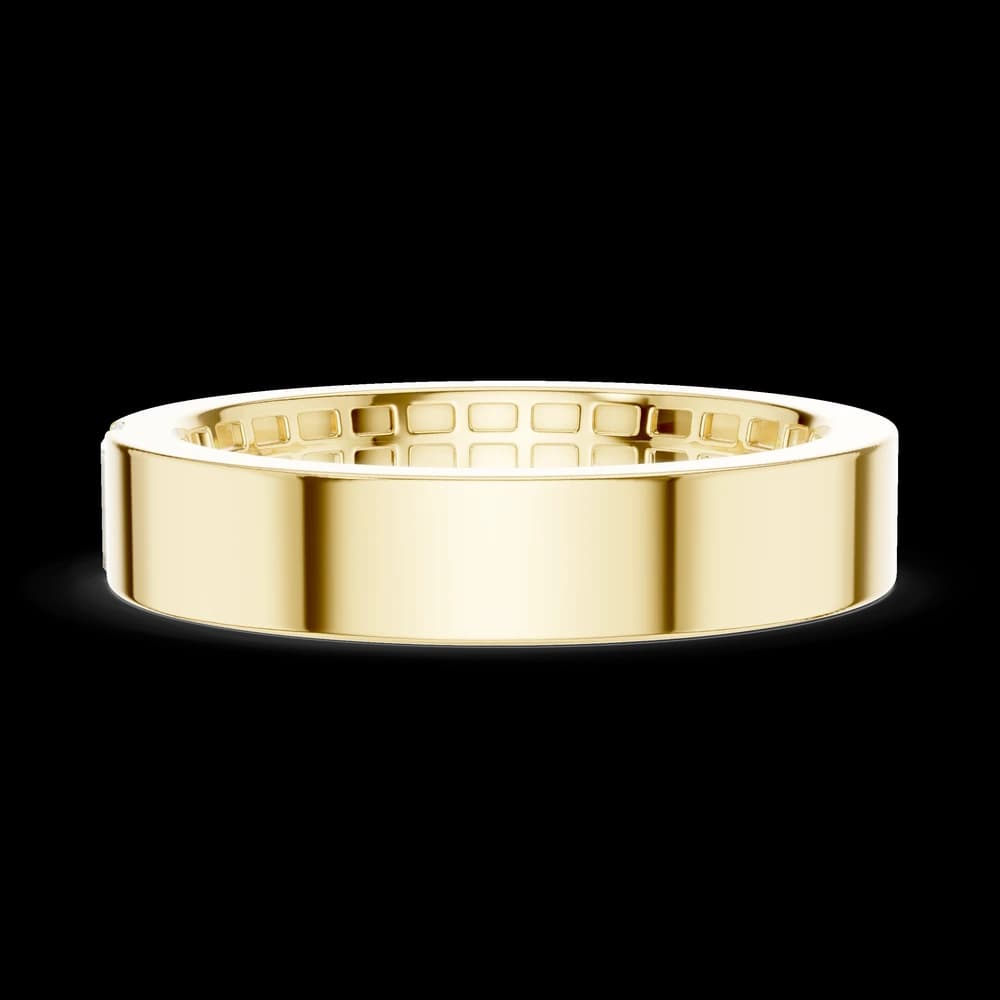 Sleek Baguette Accented Lab Grown Diamond Ring - Image 6 Sleek Baguette Accented Lab Grown Diamond Ring, view 6 of 6
