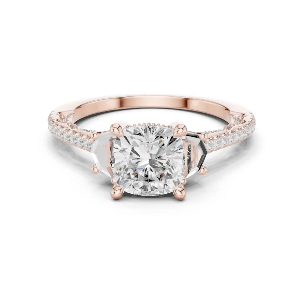 Moorland Mist Lab Grown Diamond Elevated Ring - Image 1 Moorland Mist Lab Grown Diamond Elevated Ring, view 1 of 9