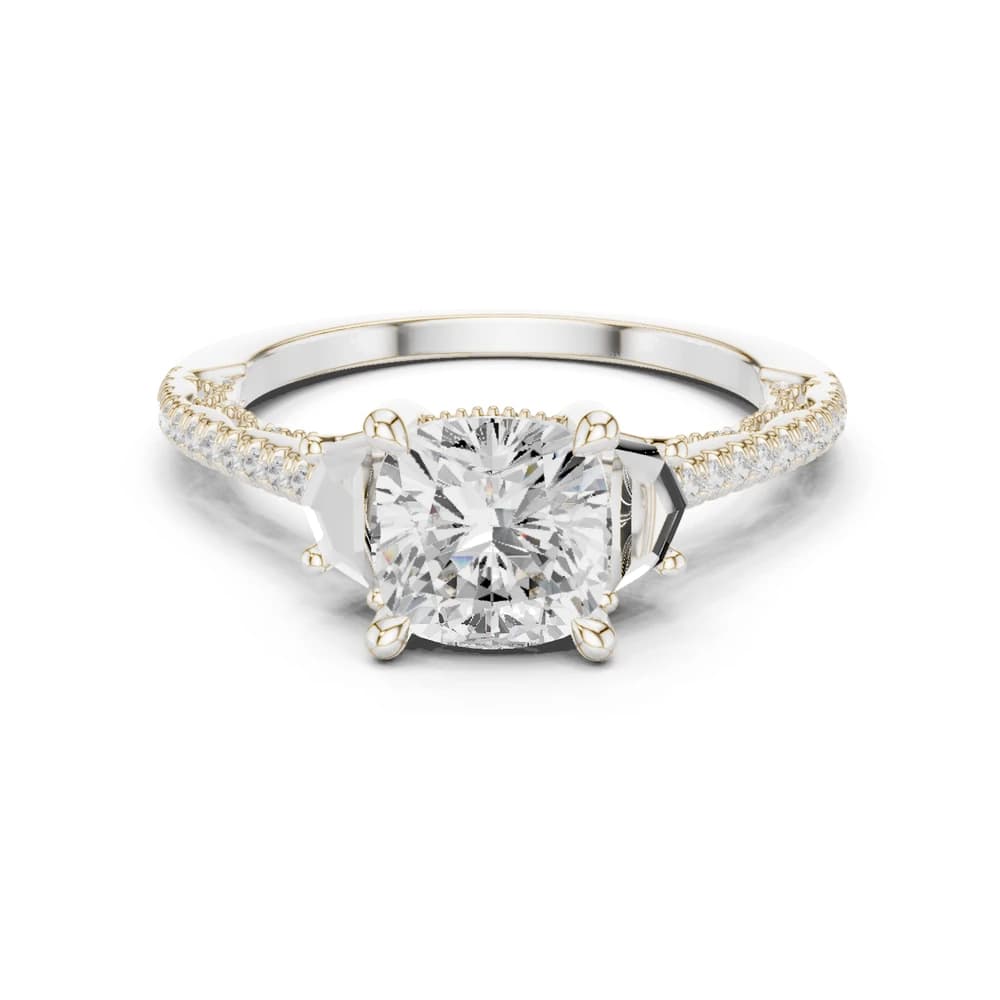 Moorland Mist Lab Grown Diamond Elevated Ring - Image 2 Moorland Mist Lab Grown Diamond Elevated Ring, view 2 of 9
