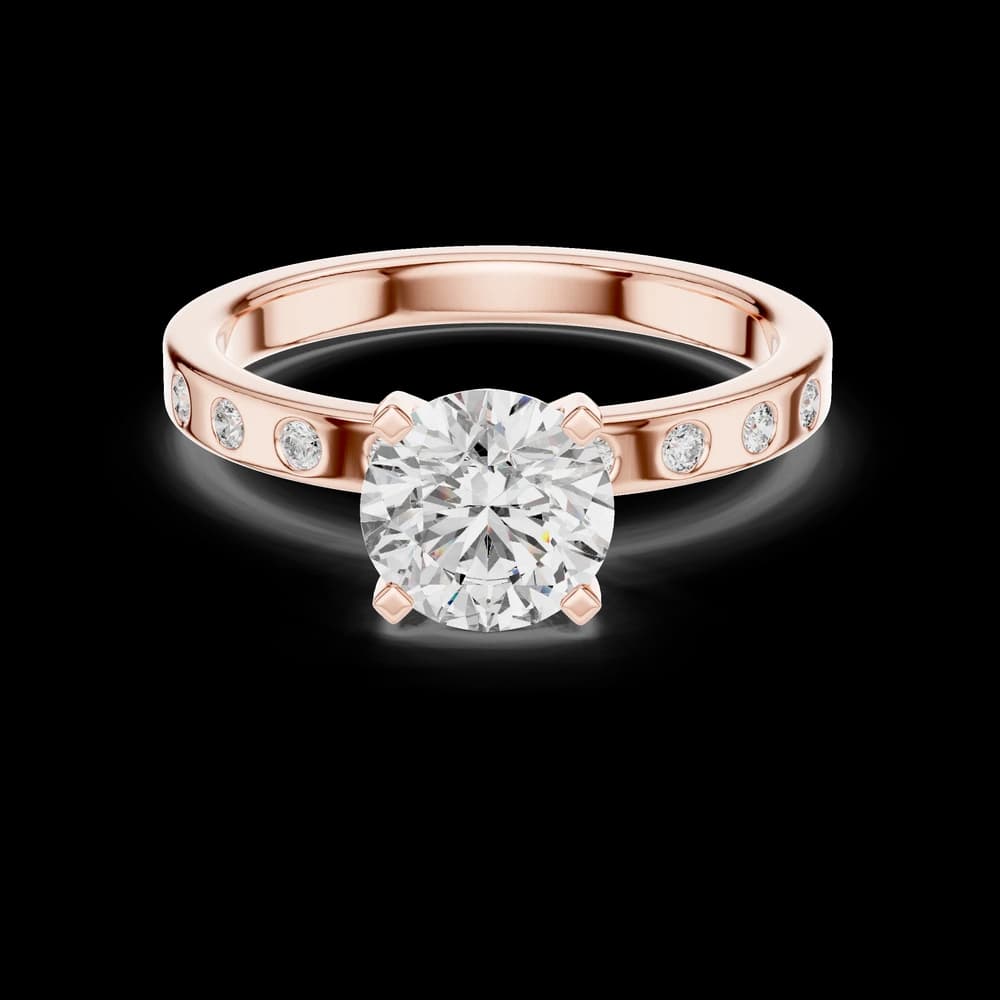 Morning Dew Lab Grown Diamond Delicate Ring - Image 1 Morning Dew Lab Grown Diamond Delicate Ring, view 1 of 6