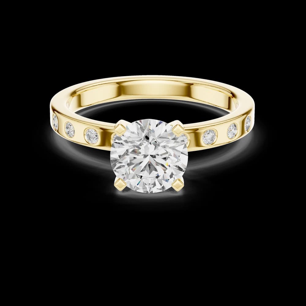 Morning Dew Lab Grown Diamond Delicate Ring - Image 3 Morning Dew Lab Grown Diamond Delicate Ring, view 3 of 6