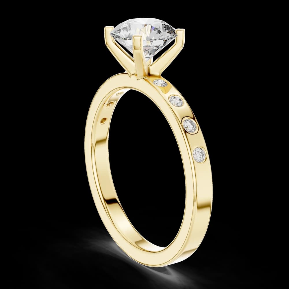 Morning Dew Lab Grown Diamond Delicate Ring - Image 4 Morning Dew Lab Grown Diamond Delicate Ring, view 4 of 6