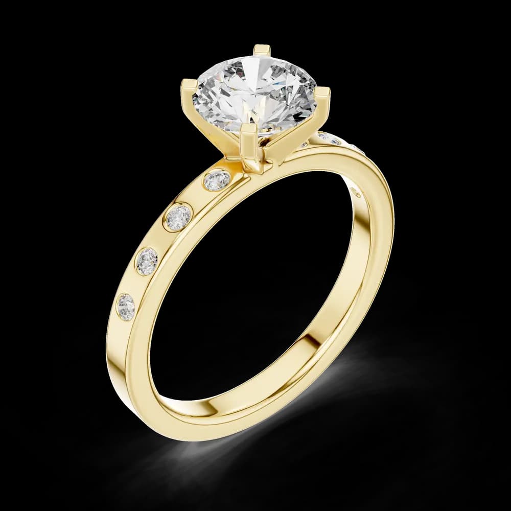 Morning Dew Lab Grown Diamond Delicate Ring - Image 5 Morning Dew Lab Grown Diamond Delicate Ring, view 5 of 6
