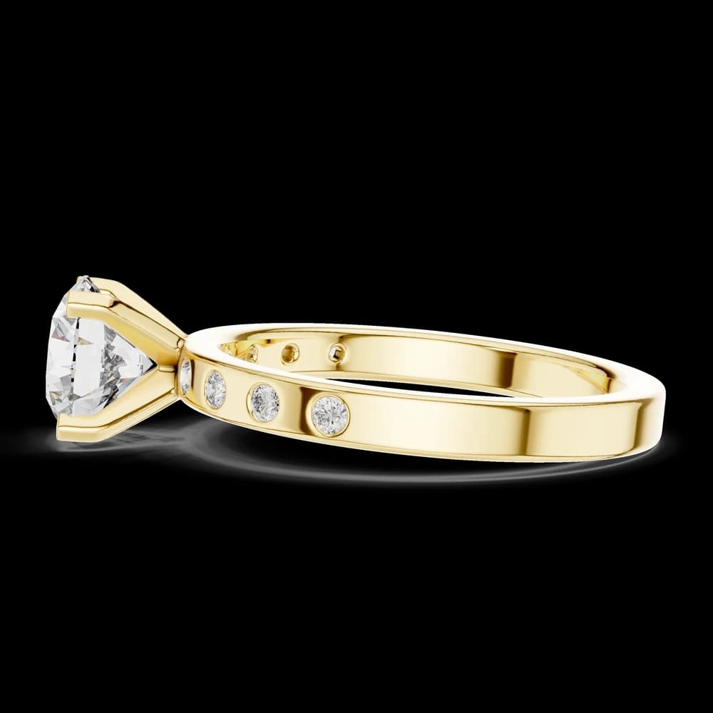 Morning Dew Lab Grown Diamond Delicate Ring - Image 6 Morning Dew Lab Grown Diamond Delicate Ring, view 6 of 6