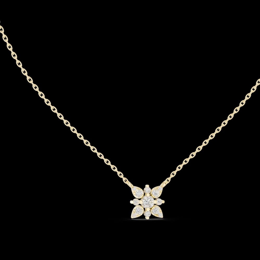 Morning Dew lab grown diamond pendant - Image 3 Morning Dew lab grown diamond pendant, view 3 of 6