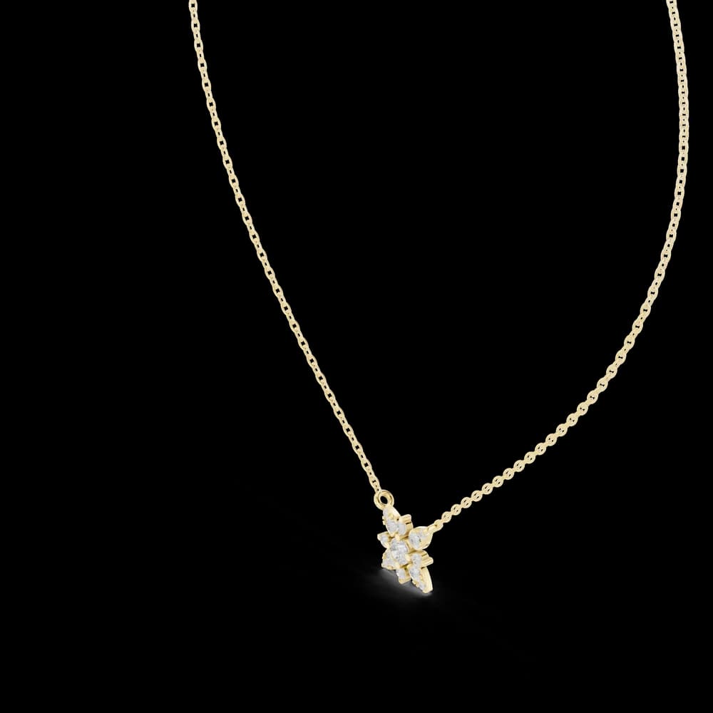 Morning Dew lab grown diamond pendant - Image 4 Morning Dew lab grown diamond pendant, view 4 of 6