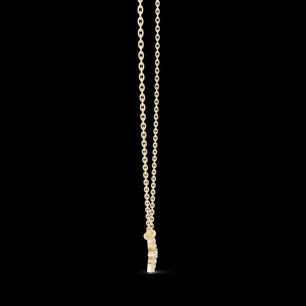 Morning Dew lab grown diamond pendant - Image 6 Morning Dew lab grown diamond pendant, view 6 of 6