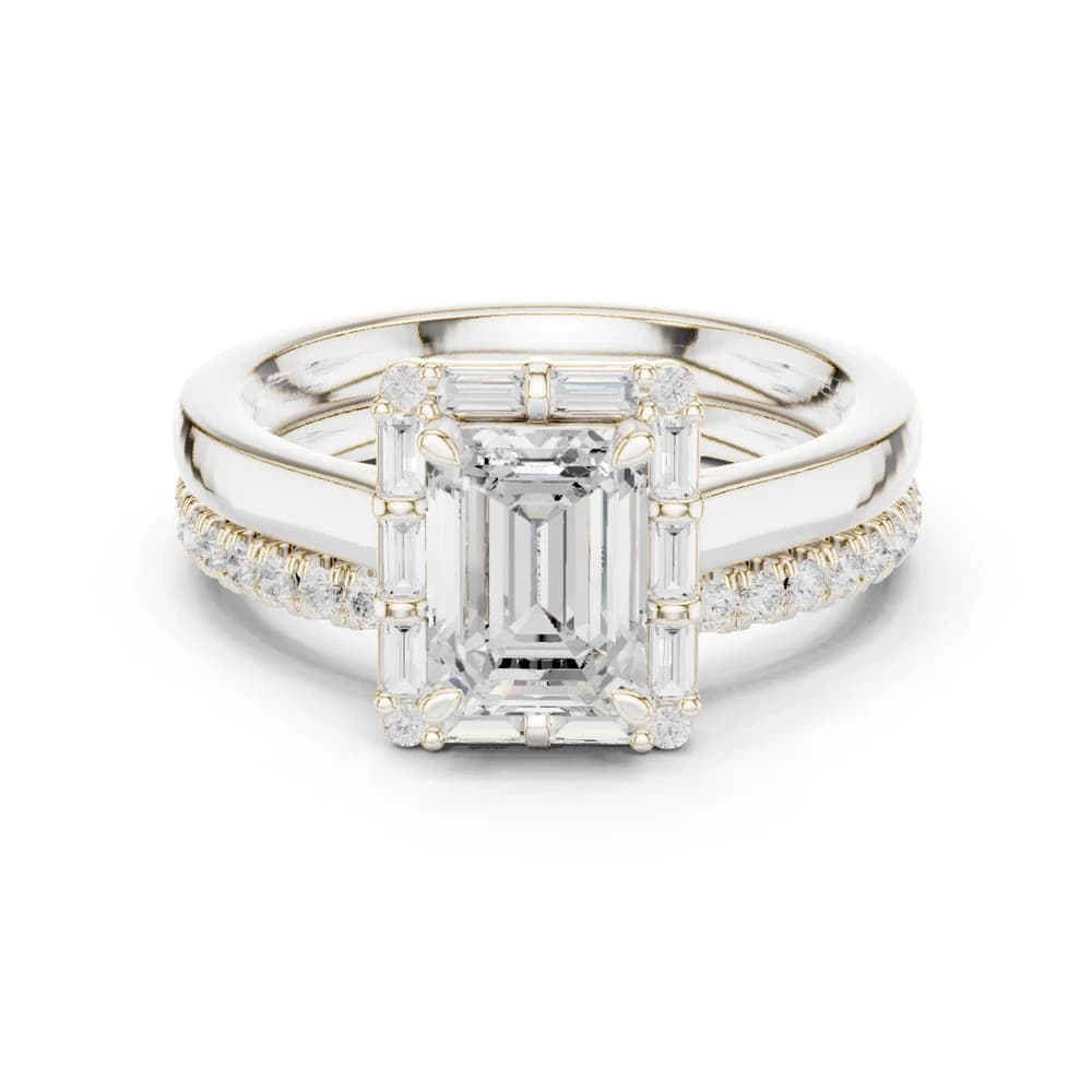 Mossy Glen Lab Grown Diamond Milgrain Solitaire Ring - Image 2 Mossy Glen Lab Grown Diamond Milgrain Solitaire Ring, view 2 of 9