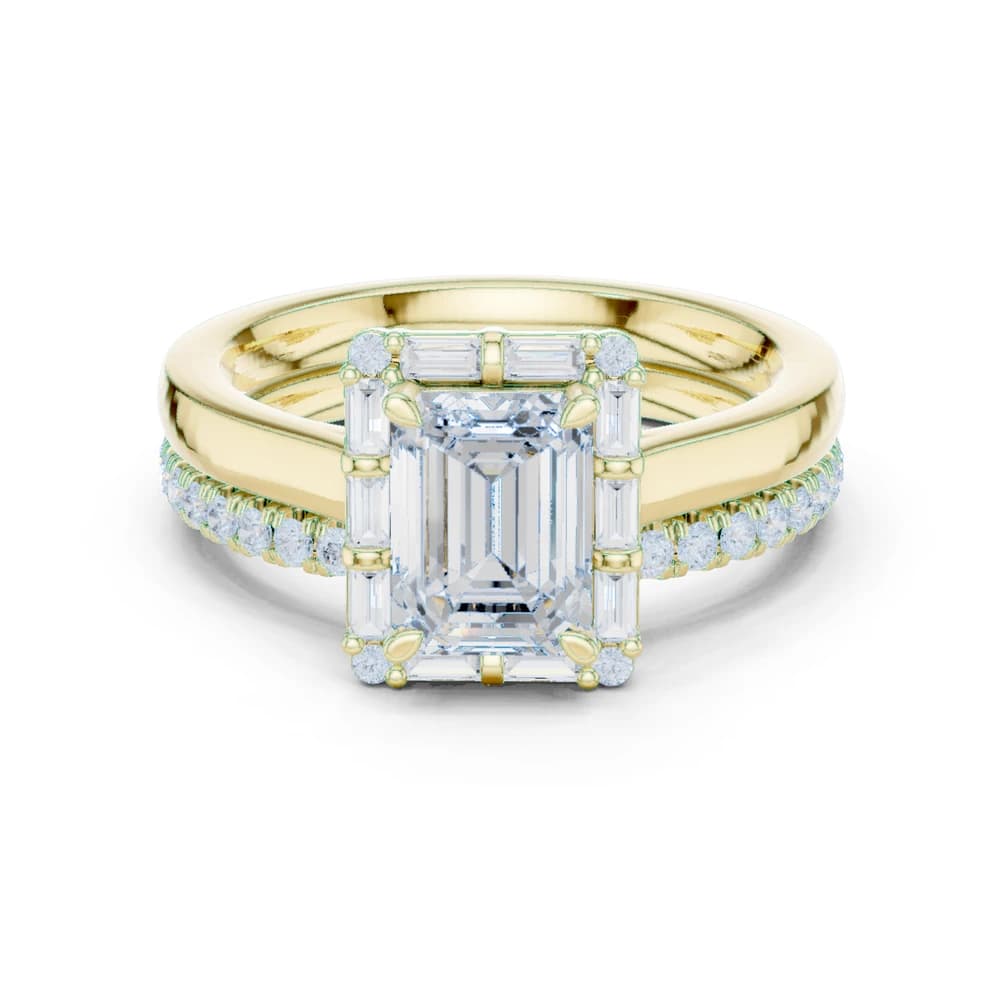 Mossy Glen Lab Grown Diamond Milgrain Solitaire Ring - Image 3 Mossy Glen Lab Grown Diamond Milgrain Solitaire Ring, view 3 of 9