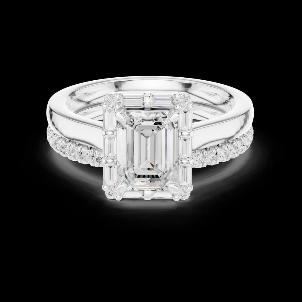 Mossy Glen Lab Grown Diamond Milgrain Solitaire Ring - Image 5 Mossy Glen Lab Grown Diamond Milgrain Solitaire Ring, view 5 of 9