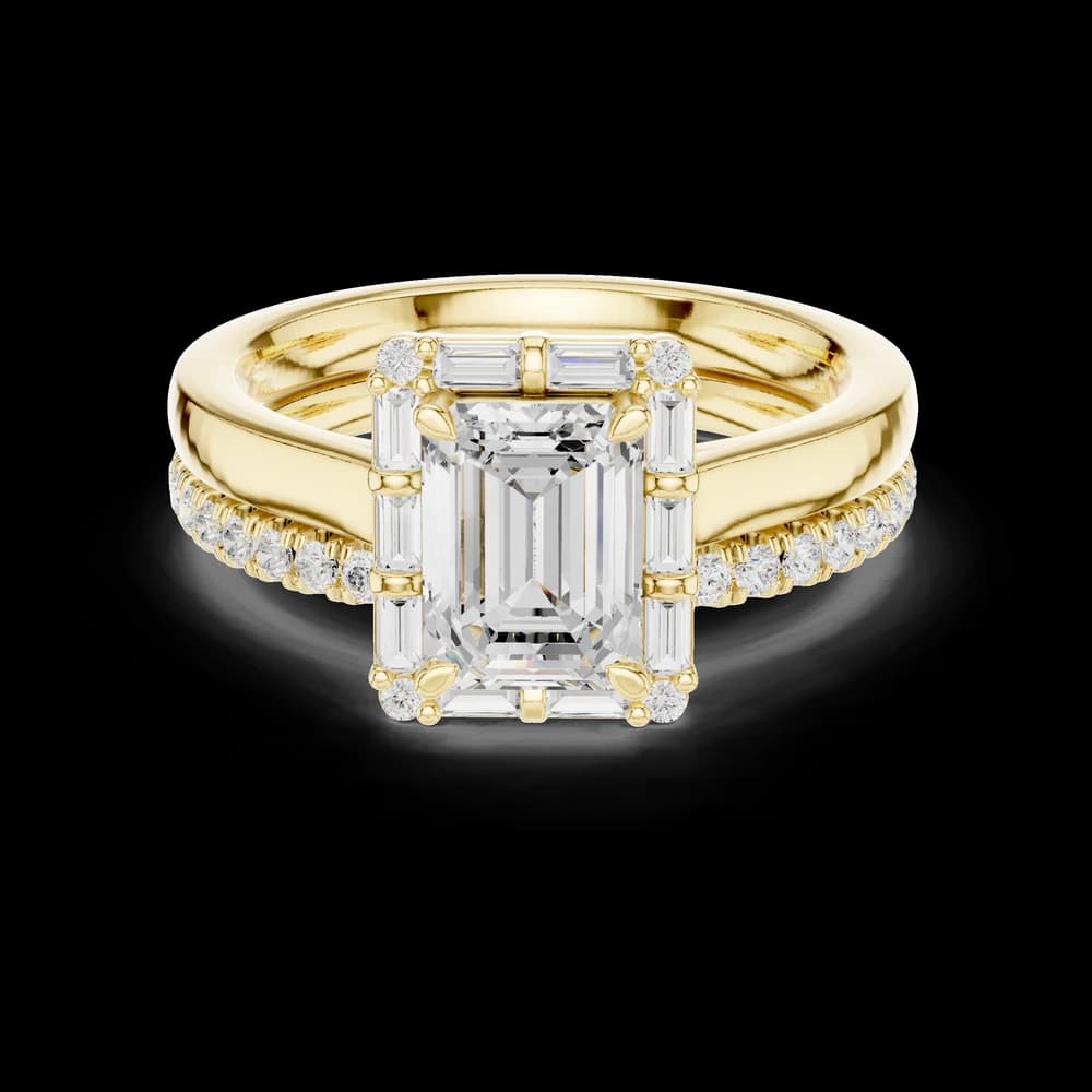 Mossy Glen Lab Grown Diamond Milgrain Solitaire Ring - Image 6 Mossy Glen Lab Grown Diamond Milgrain Solitaire Ring, view 6 of 9