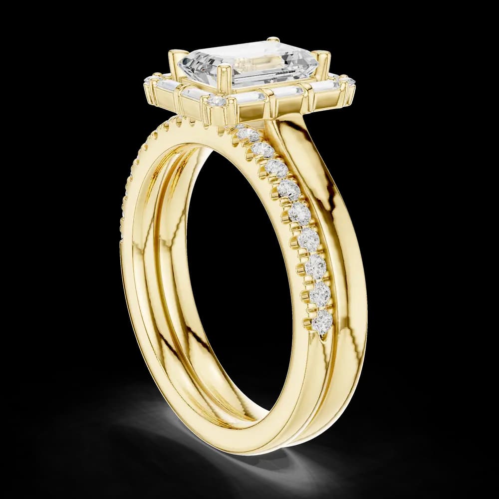 Mossy Glen Lab Grown Diamond Milgrain Solitaire Ring - Image 7 Mossy Glen Lab Grown Diamond Milgrain Solitaire Ring, view 7 of 9