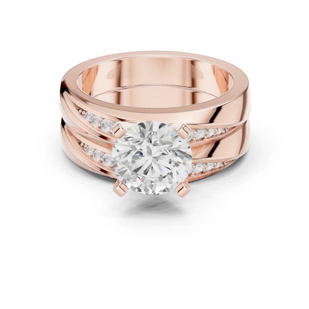 Mossy Stone Lab Grown Diamond Minimalist Lab Grown Diamond Ring - Image 1 Mossy Stone Lab Grown Diamond Minimalist Lab Grown Diamond Ring, view 1 of 9