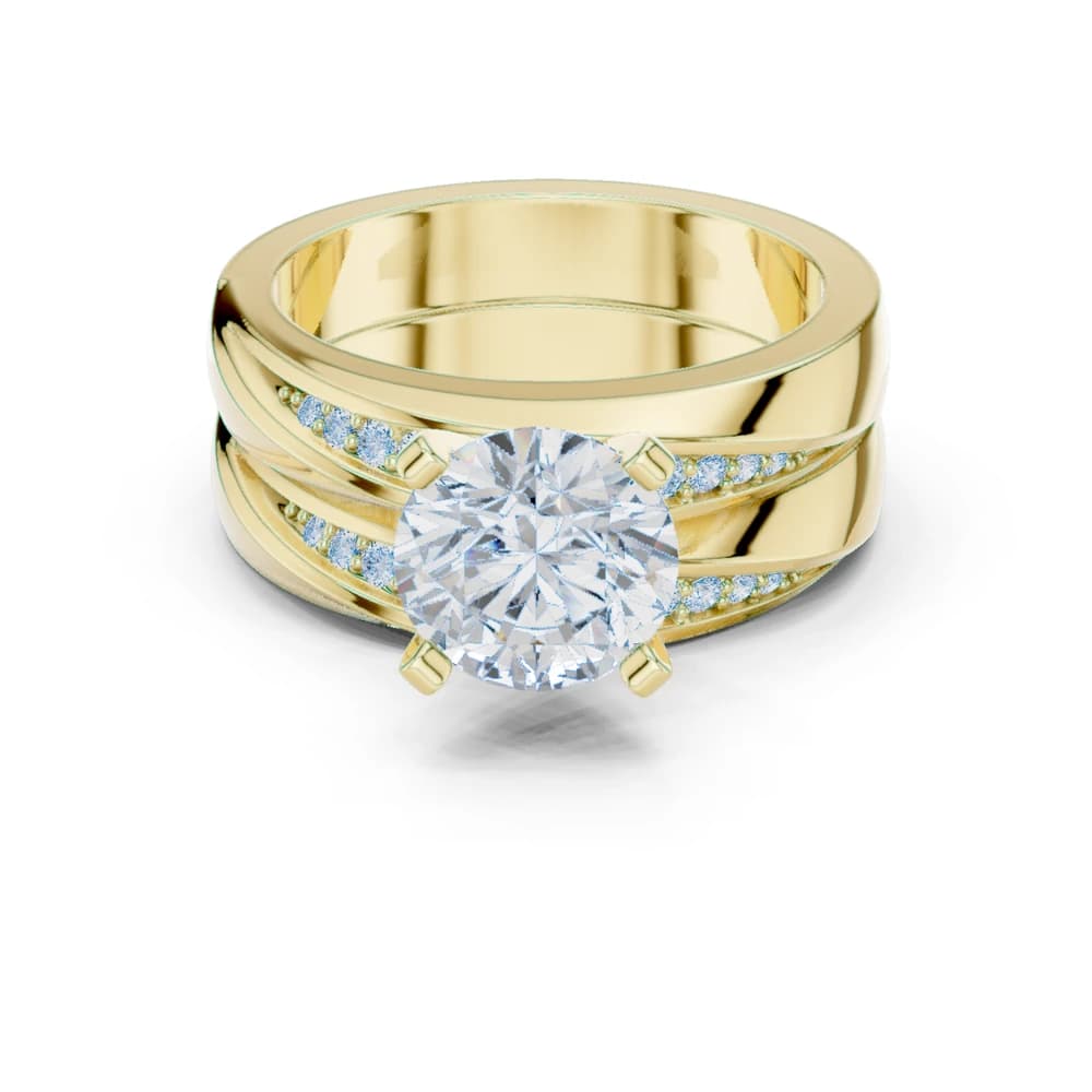 Mossy Stone Lab Grown Diamond Minimalist Lab Grown Diamond Ring - Image 3 Mossy Stone Lab Grown Diamond Minimalist Lab Grown Diamond Ring, view 3 of 9