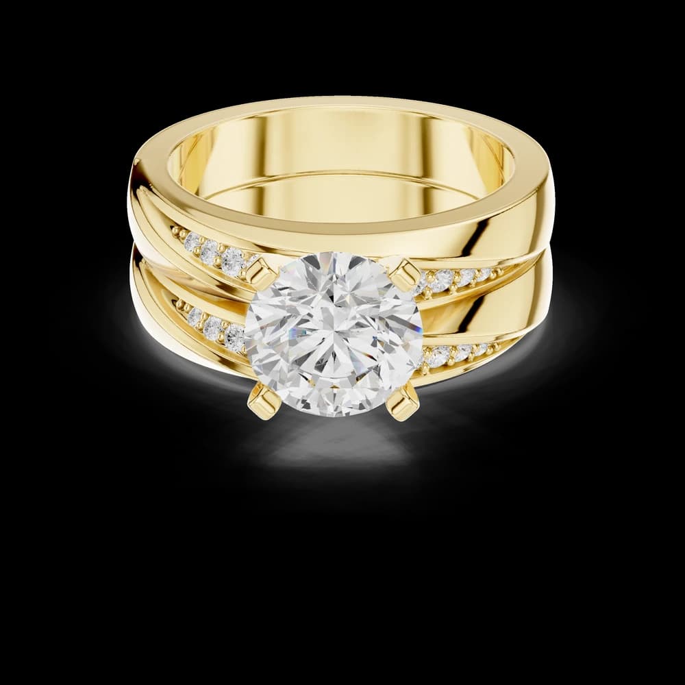 Mossy Stone Lab Grown Diamond Minimalist Lab Grown Diamond Ring - Image 6 Mossy Stone Lab Grown Diamond Minimalist Lab Grown Diamond Ring, view 6 of 9