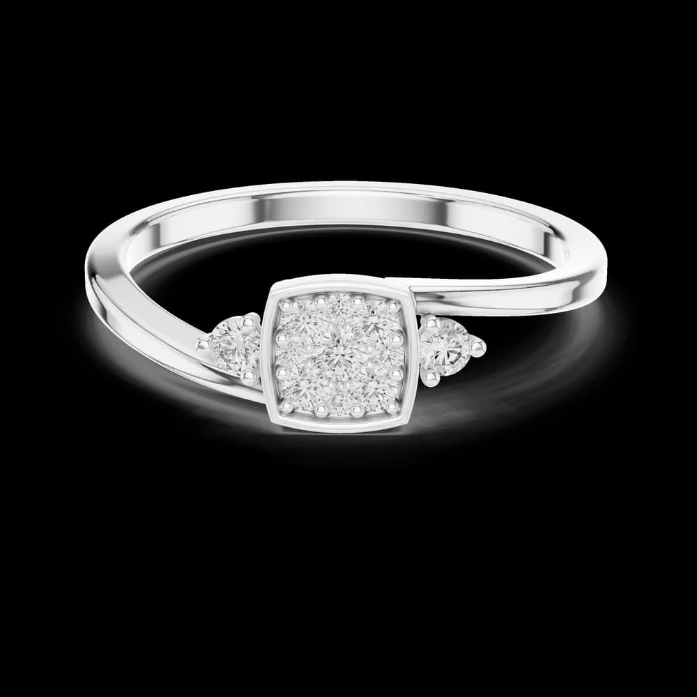 Motif Style lab grown diamond ring - Image 2 Motif Style lab grown diamond ring, view 2 of 6