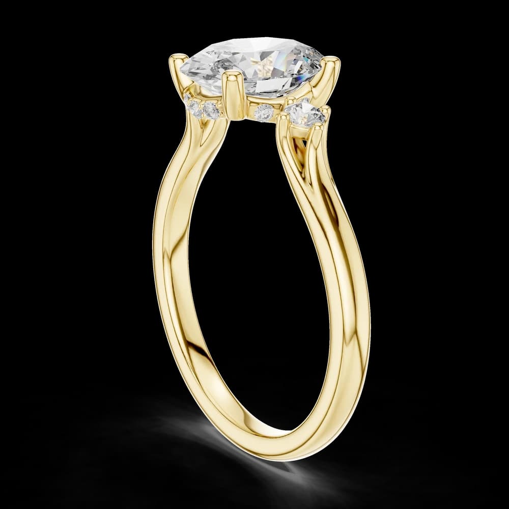 Mystic Arc Lab Grown Diamond Tiara Ring - Image 4 Mystic Arc Lab Grown Diamond Tiara Ring, view 4 of 6