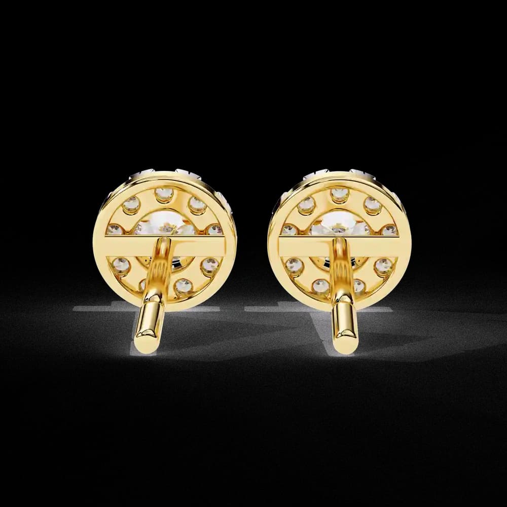 Mystic Glam Lab Grown Diamond Stud Earrings - Image 6 Mystic Glam Lab Grown Diamond Stud Earrings, view 6 of 7