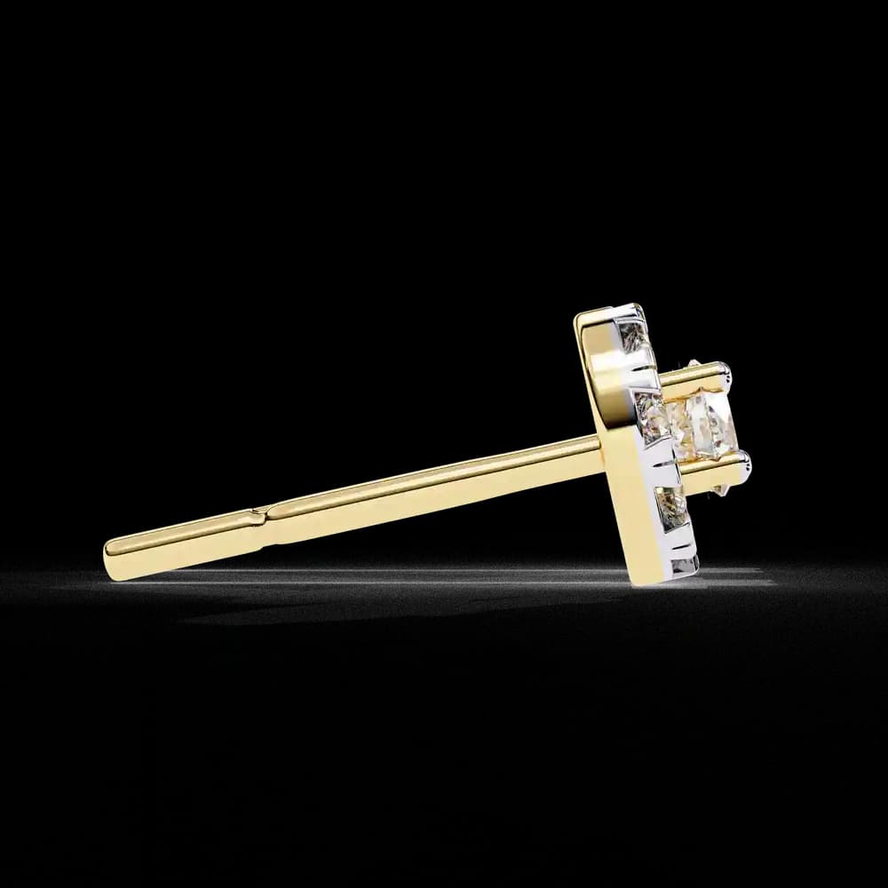Mystic Glam Lab Grown Diamond Stud Earrings - Image 7 Mystic Glam Lab Grown Diamond Stud Earrings, view 7 of 7