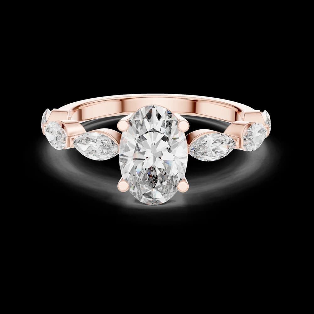 Mystic Knot Lab Grown Diamond Celtic Ring - Image 1 Mystic Knot Lab Grown Diamond Celtic Ring, view 1 of 6
