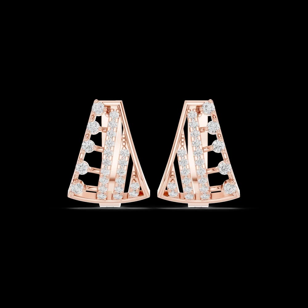 Nebula Cluster Lab Grown Diamond Earrings Dangles - Image 1 Nebula Cluster Lab Grown Diamond Earrings Dangles, view 1 of 6