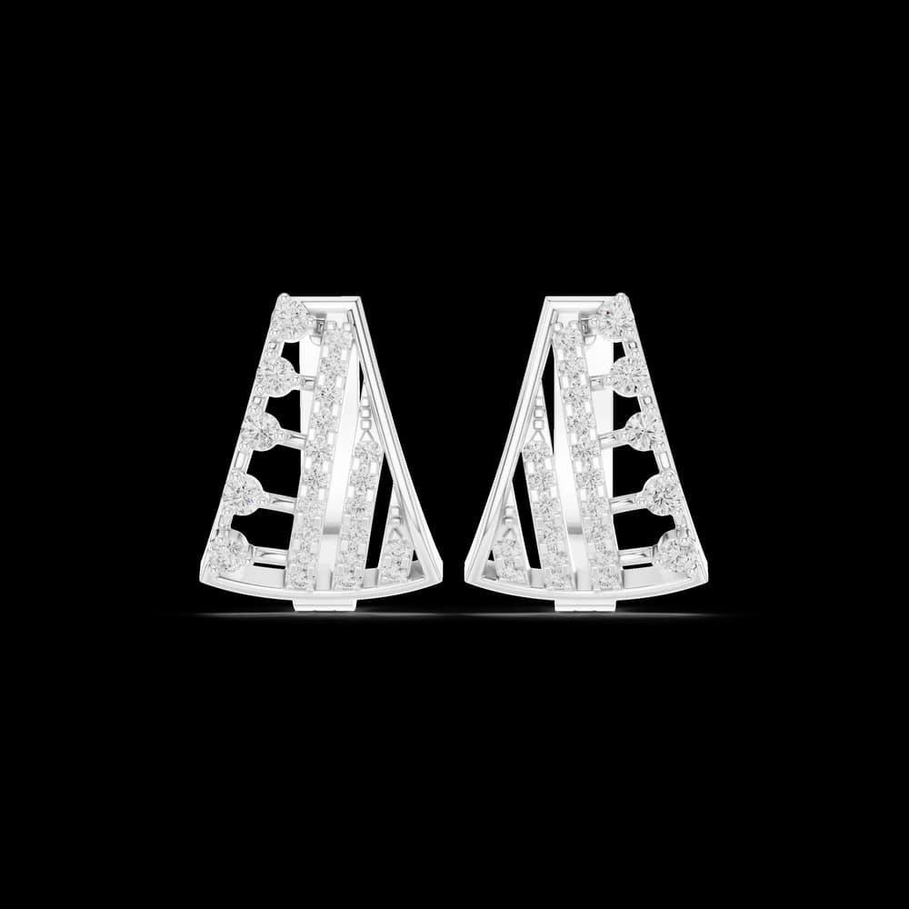 Nebula Cluster Lab Grown Diamond Earrings Dangles - Image 2 Nebula Cluster Lab Grown Diamond Earrings Dangles, view 2 of 6