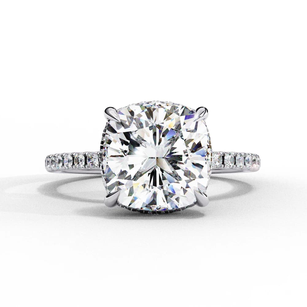 NEO Cushion Lab Grown Diamond Engagement Ring - Image 1 NEO Cushion Lab Grown Diamond Engagement Ring, view 1 of 14
