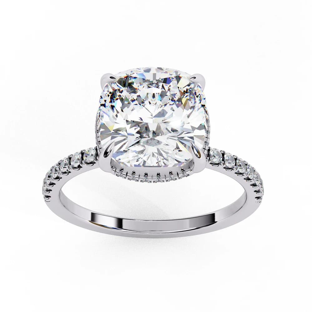 NEO Cushion Lab Grown Diamond Engagement Ring - Image 9 NEO Cushion Lab Grown Diamond Engagement Ring, view 9 of 14