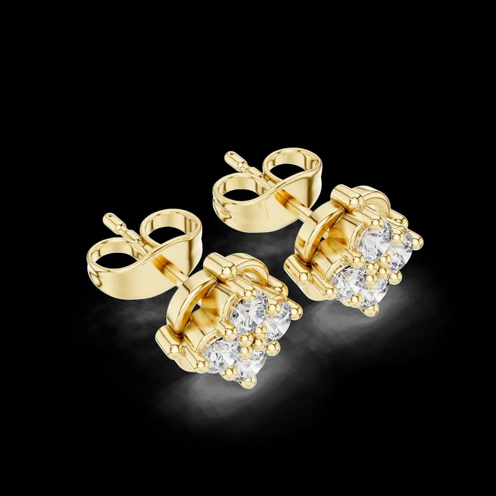 New Day lab grown diamond earring design - Image 4 New Day lab grown diamond earring design, view 4 of 5