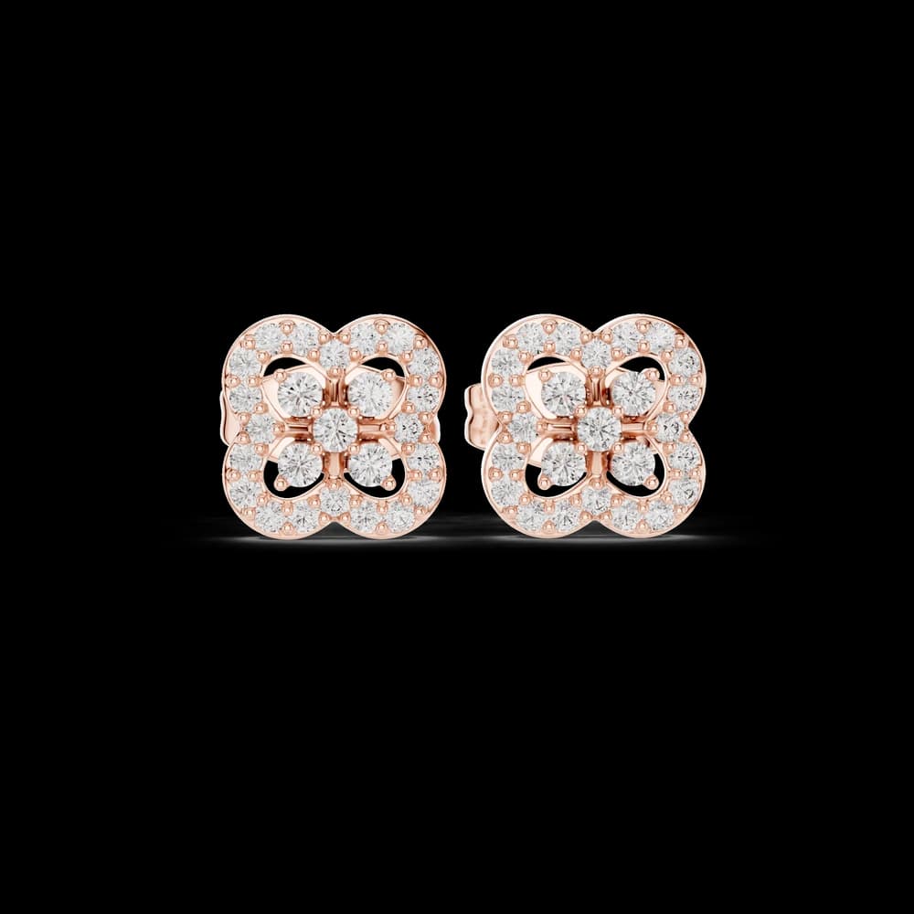 Noble Shine lab grown diamond earring design - Image 1 Noble Shine lab grown diamond earring design, view 1 of 6