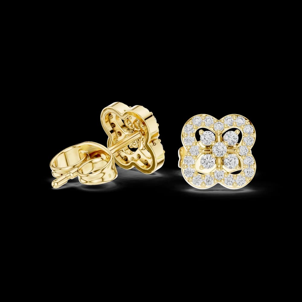 Noble Shine lab grown diamond earring design - Image 4 Noble Shine lab grown diamond earring design, view 4 of 6