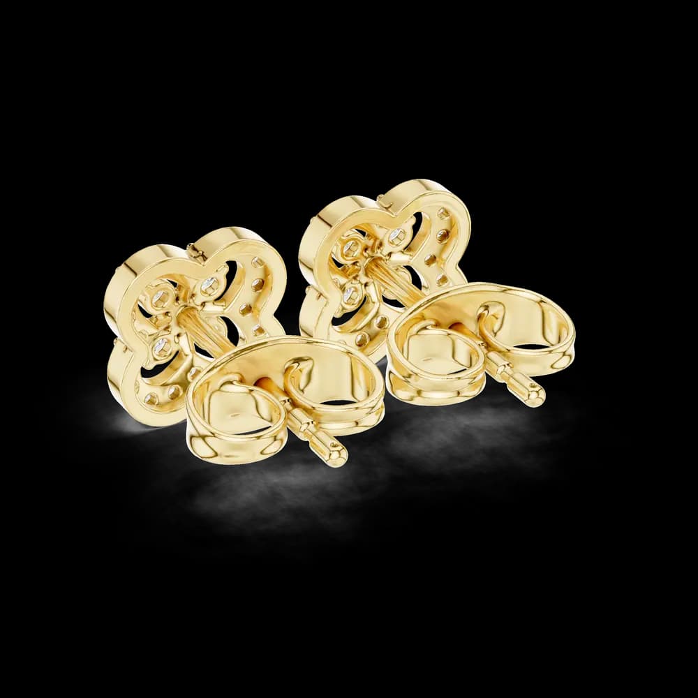 Noble Shine lab grown diamond earring design - Image 6 Noble Shine lab grown diamond earring design, view 6 of 6
