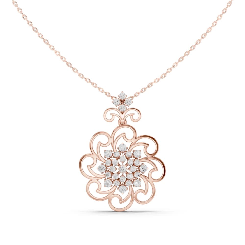 Noble Teardrop Lab Grown Diamond Elegant Pendant - Image 1 Noble Teardrop Lab Grown Diamond Elegant Pendant, view 1 of 5