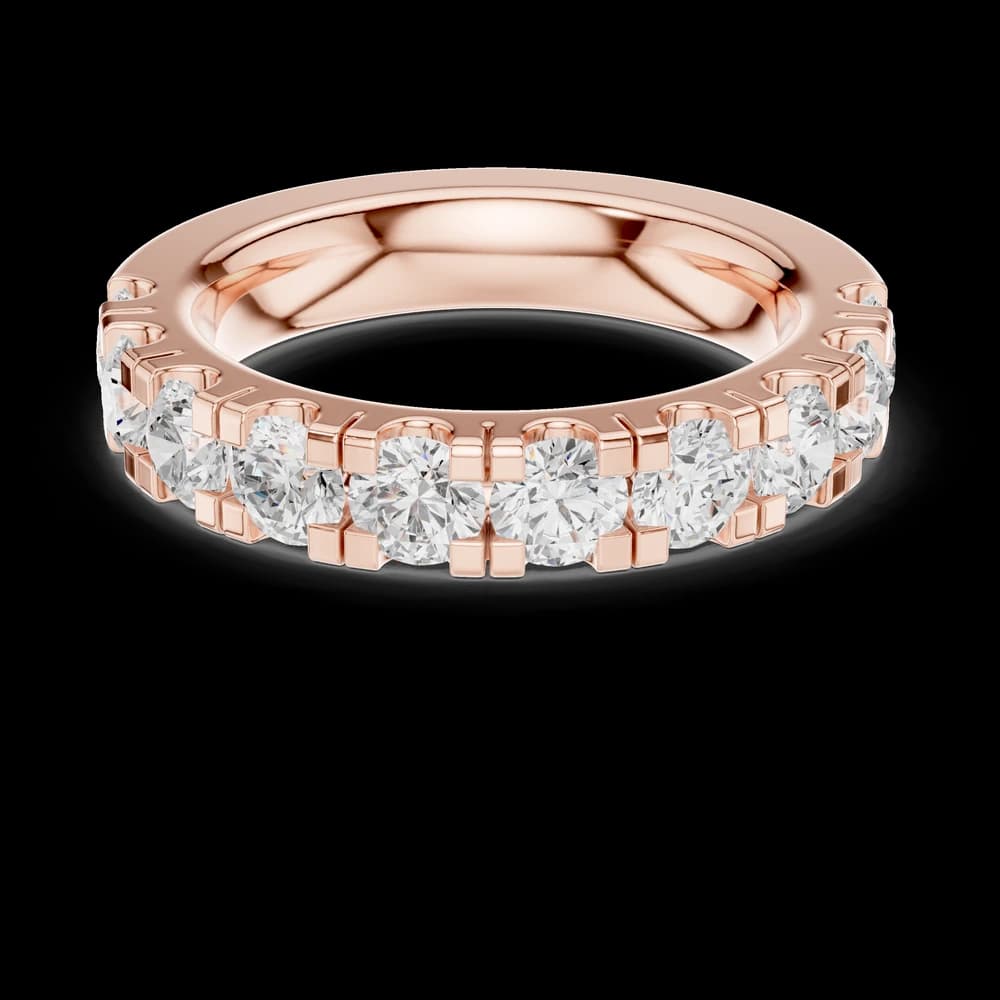 Round Stackable Lab Grown Diamond Band - Image 1 Round Stackable Lab Grown Diamond Band, view 1 of 6