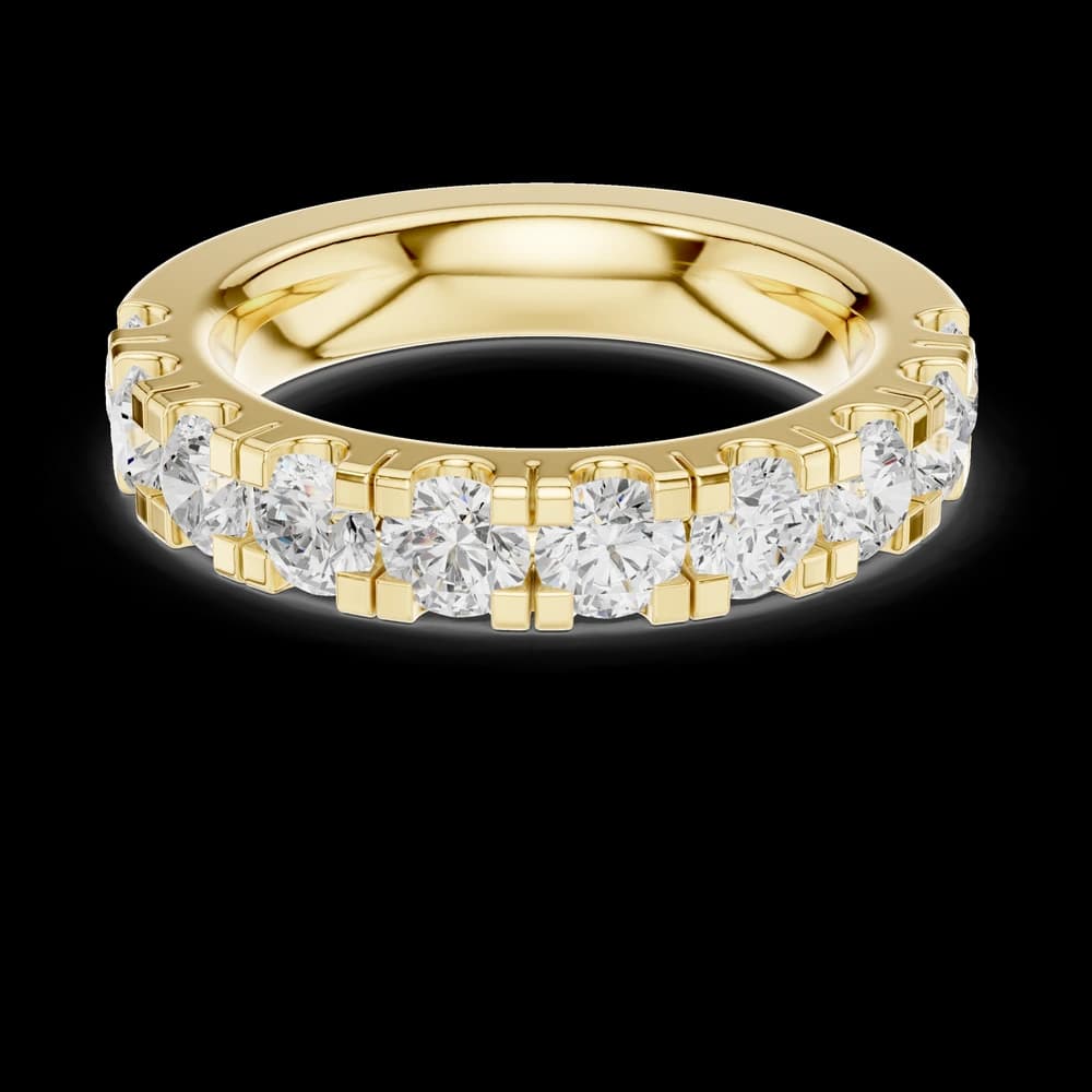 Round Stackable Lab Grown Diamond Band - Image 3 Round Stackable Lab Grown Diamond Band, view 3 of 6